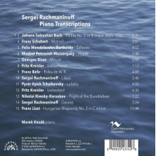 Kozak, Marek - Rachmaninoff: Transcriptions