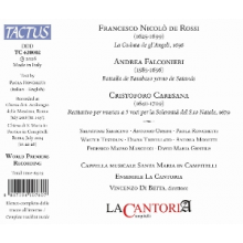 Cappella Musicale Santa Maria In Campitelli - De Rossi & Caresana: La Caduta De Gl'angeli / Recitativo Per La Solennita Del S.To Natale