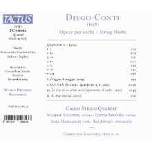Chaos String Quartet - Conti: String Works