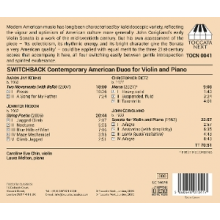 Chin, Caroline Eva - Switchback: Contemporary American Duos For Violin and Piano