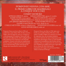 Comet Musicke - Pomponio Nenna: Il Primo Libro De Madrigali