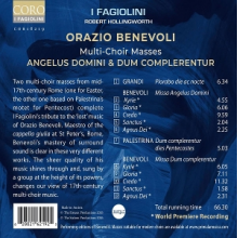 I Fagiolini - Orazio Benevoli: Missae Angelus Domini & Dum Complerentur
