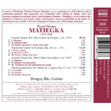 Ilie, Dragos - Matiegka: Complete Guitar Sonatas, Vol. 1
