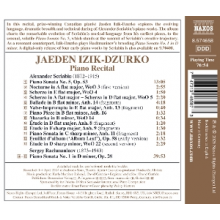 Izik-Dzurko, Jaeden - Rachmaninoff & Scriabin: Jaeden Izik-Dzurko - Piano Recital