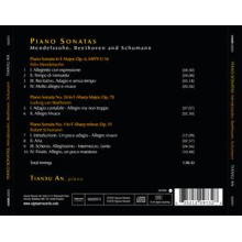 An, Tianxu - Mendelssohn, Beethoven and Schumann Piano Sonatas