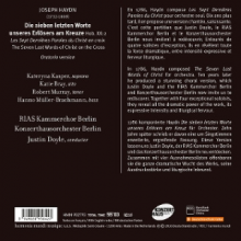 Haydn - Die Sieben Letzten Worte Unseres Erlosers Am Kreuze Hob XX:2 Konzerthausorchester Berlin Doyle RIAS Kammerchor Kasper