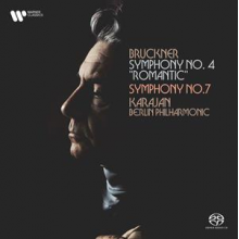 Karajan, Herbert von & Berliner Philharmoniker - Bruckner: Symphony No. 4 'Romantic' & Symphony No. 7