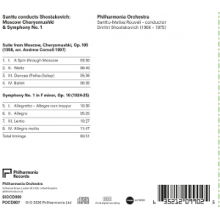Philharmonia Orchestra & Santtu-Matias Rouvali - Santtu Conducts Shostakovich: Moscow, Cheryomushki & Symphony No. 1