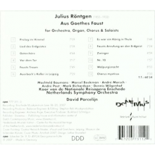 Baumans, Machteld & Netherlands Symphony Orchestra - Rontgen: Edition Vol2: Aus Goethes Faust