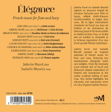 Hurel, Juliette & Isabelle Moretti - Elegance: French Music For Flute and Harp