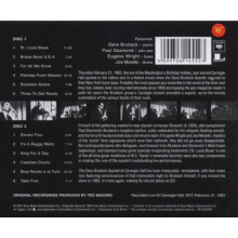 Brubeck, Dave Quartet, The - At Carnegie Hall