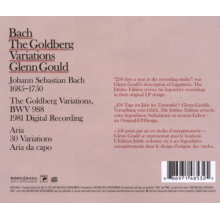 Gould, Glenn - Bach: Goldberg Variations, BWV 988