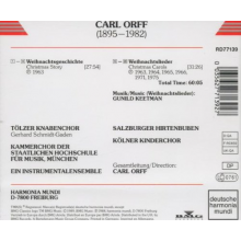 Orff, Carl - Carl Orff: Weihnachtsgeschichte