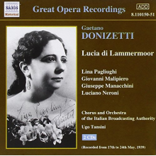 Pagliughi, Lina - Donizetti: Lucia Di Lammermoor