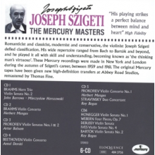 Szigeti, Joseph - Mercury Masters
