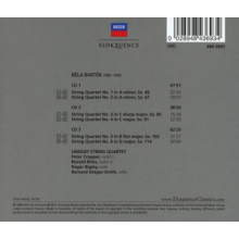 Lindsay String Quartet - Bartok String Quartets