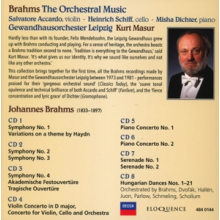 Masur, Kurt - Brahms: Complete Orchestral Music