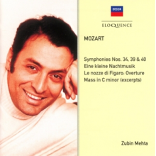 Mehta, Zubin - Mozart: Symphonies N34, 39 & 40 - Mass In C Minor