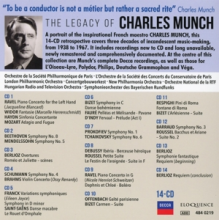 Munch, Charles - Legacy of Charles Munch