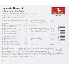 Rauzzini, V. - Opera Arias and Scenes