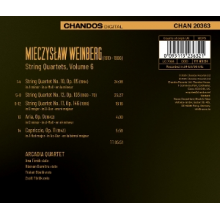 Arcadia Quartet - Weinberg String Quartets Vol. 6: Nos. 10, 12 and 17