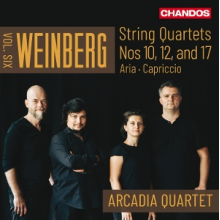 Arcadia Quartet - Weinberg String Quartets Vol. 6: Nos. 10, 12 and 17
