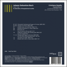Gaudio, Cristiano - Bach On the Edge - a Selection of Harpsichord Works