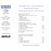 Genot, Massimiliano - Unia & Longo: Sonate Per Pianoforte