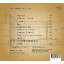Neynska, Veneta - Dimitar Nenov: the Architect's View - Piano Works