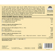 Pollick, Karen Bentley - Hugo Kauder: Chamber Music, Volume One: Sonatas I