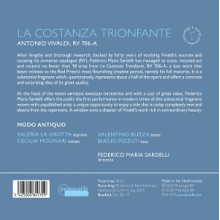 Sardelli, Federico Maria - Vivaldi: La Costanza Trionfante