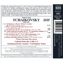 Schwabe, Gabriel - Tchaikovsky: Rococo Variations; Works For Cello & Orchestra