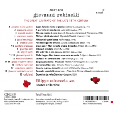 Mineccia, Filippo & Istante Collective - Arias For Giovanni Rubinelli