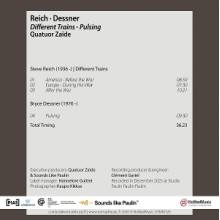 Quatuor Zaide - Reich - Dessner