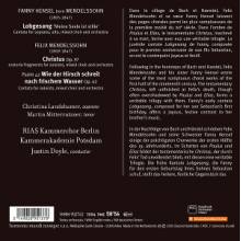 Rias Kammerchor Berlin & Kammerakademie Potsdam & Justin Doyle & Christina Landshamer - Fanny & Felix Mendelssohn: Sacred Music 1