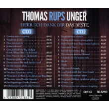 Unger, Thomas Rups - Herr, Ich Dank Dir: Das Beste