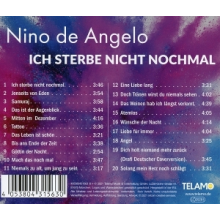 De Angelo, Nino - Ich Sterbe Nicht Nochmal