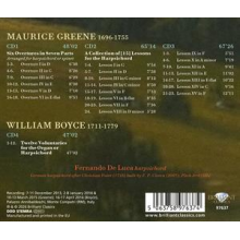 Luca, Fernando De - Maurice Greene: Overtures, Lessons / William Boyce: Voluntaries