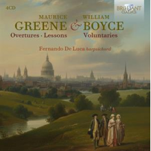 Luca, Fernando De - Maurice Greene: Overtures, Lessons / William Boyce: Voluntaries