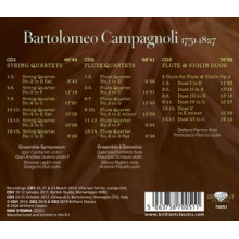 Ensemble Symposium & Il Demetrio - Campagnoli: String Quartets, Flute Quartets, Flute & Violin Duos