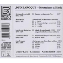 Klaus, Gunther & Gisele Herbet - Frescobaldi: Duo Baroque Contrabas & Harp