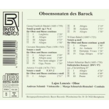 Lencses, Lajos & Andreas Schmid & Marga Scheurich-Henschel - Platti: Oboensonaten Des Barock