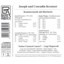 Magistrelli, Luigi & Italian Classical Consort - Kreutzer: Kammermusik Mit Klarinette
