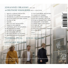 Becker, Leonard - Brahms: Da Unten Im Tale - Volkslieder
