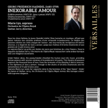 Lys, Marie - Handel: Inexorable Amour - Haendel: Cantates Virtuoses