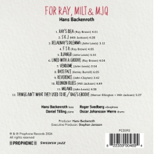 Svedberg, Roger - For Ray, Milt & Mjq