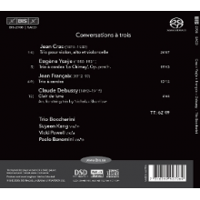 Trio Boccherini - Conversations a Trois: String Trios By Cras, Ysaye and Francaix
