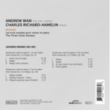 Wan, Andrew - Brahms - the Three Violin Sonatas