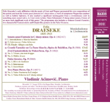 Acimovic, Vladimir - Draeseke: Piano Works