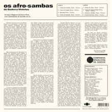 Powell, Baden & Vinicius De Moraes - Os Afro - Sambas